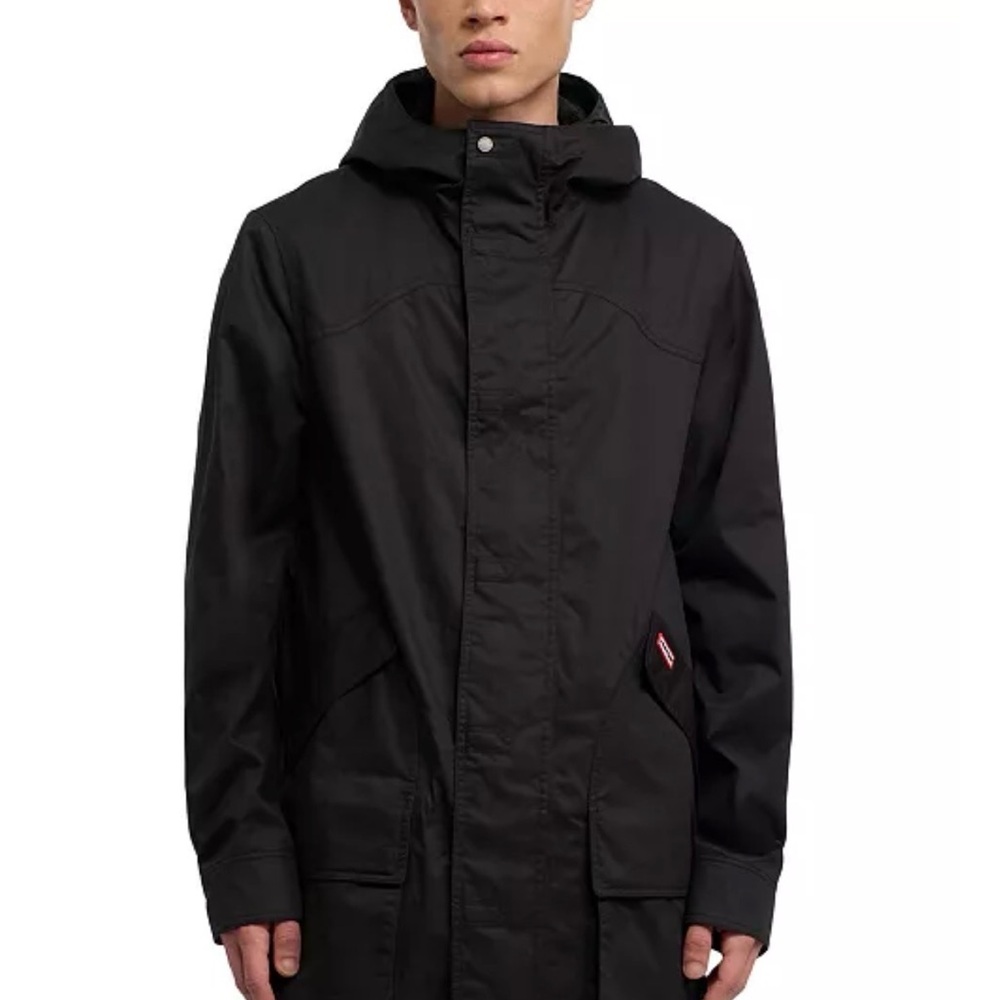 Hunter Men's Black Raincoat